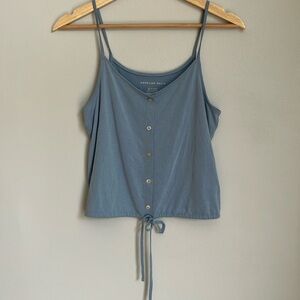 American Eagle Outfitters blue tank top